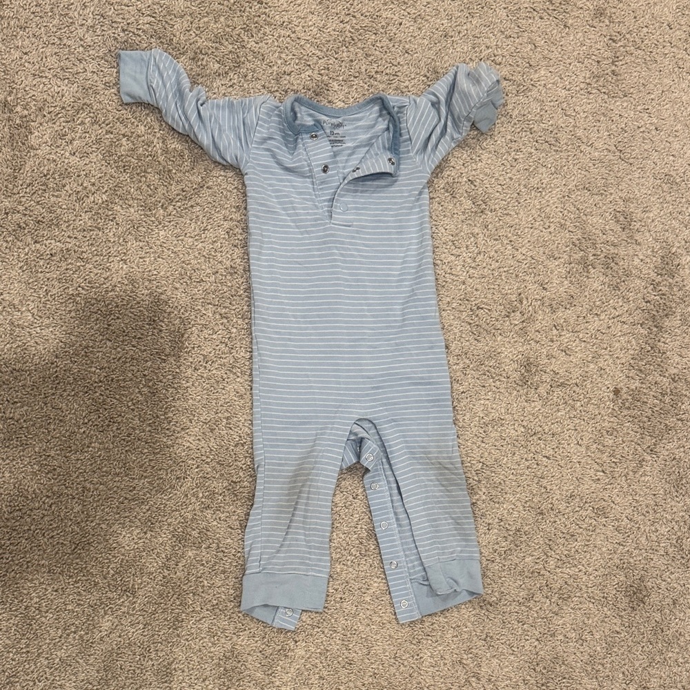 Carter’s Purely Soft Striped Baby Onesie 12M